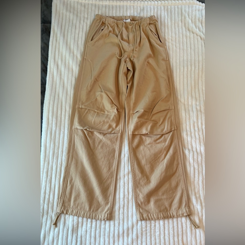 TNA Tan Cargo Pants Relaxed Fit
